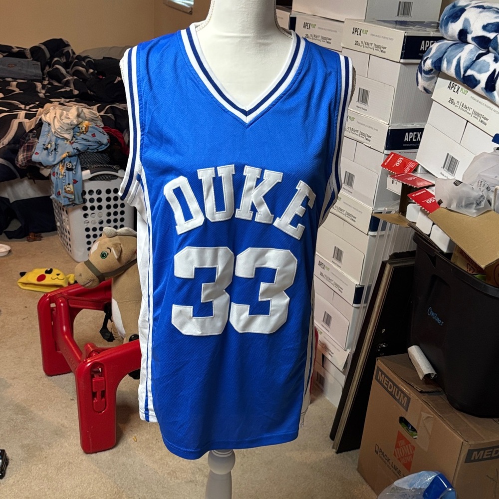 Grant Hill Blue Duke Basketball Jersey